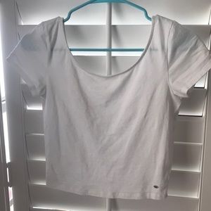 American Eagle White Crop Top